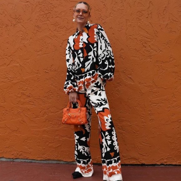 Zara Printed Pants - Picture 5 of 9